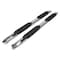 Trailfx TrailFX A7078S; Step Nerf Bar; With Step Pads 5 Inch Oval Bent Polished Stainless Steel A7078S - alternate 1